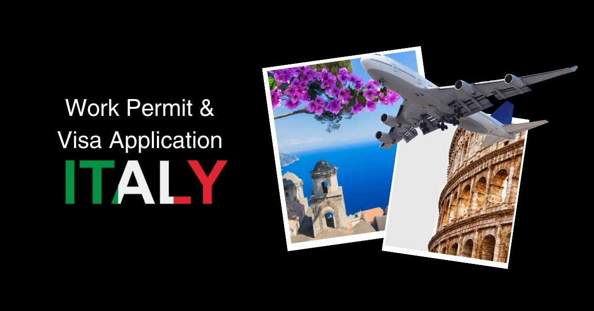 How to Apply for a Work Permit, Student Visa, Business Visa, Investor Visa, and Resident Card Visa from Lebanon to Italy?